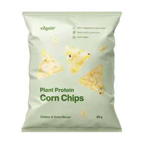 Vilgain Kukuřičné proteinové chipsy Cibule se sýrem 60 g